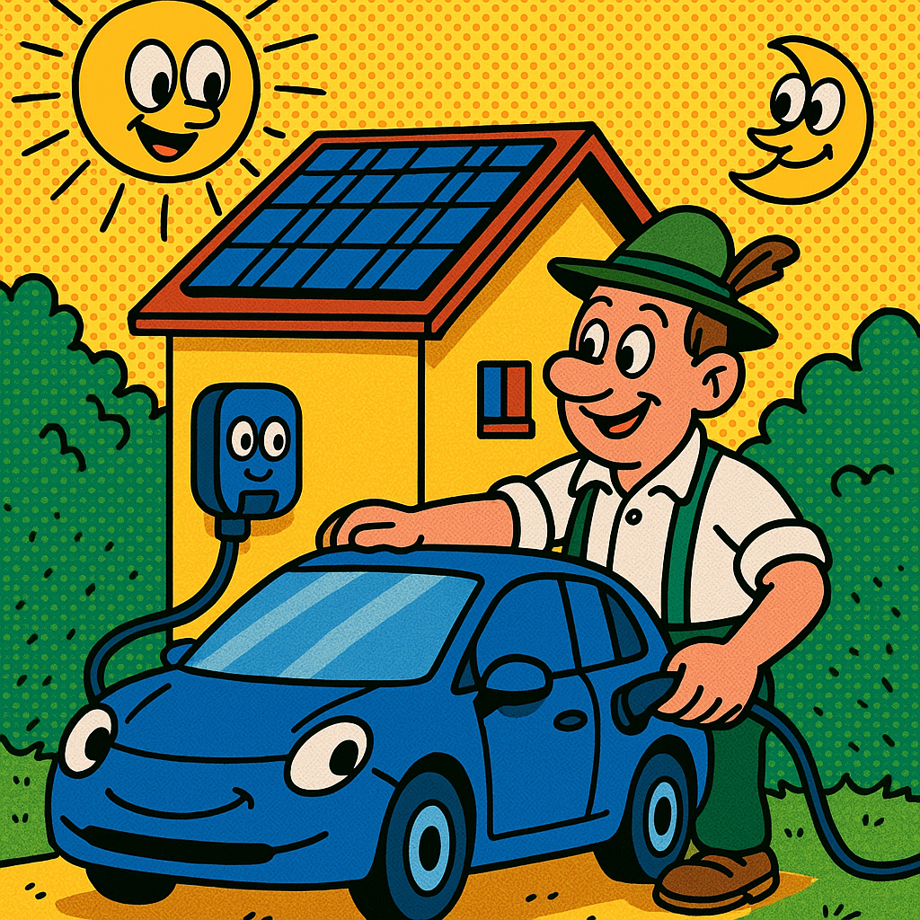 Intelligente Wallbox mit App zur Solarladung