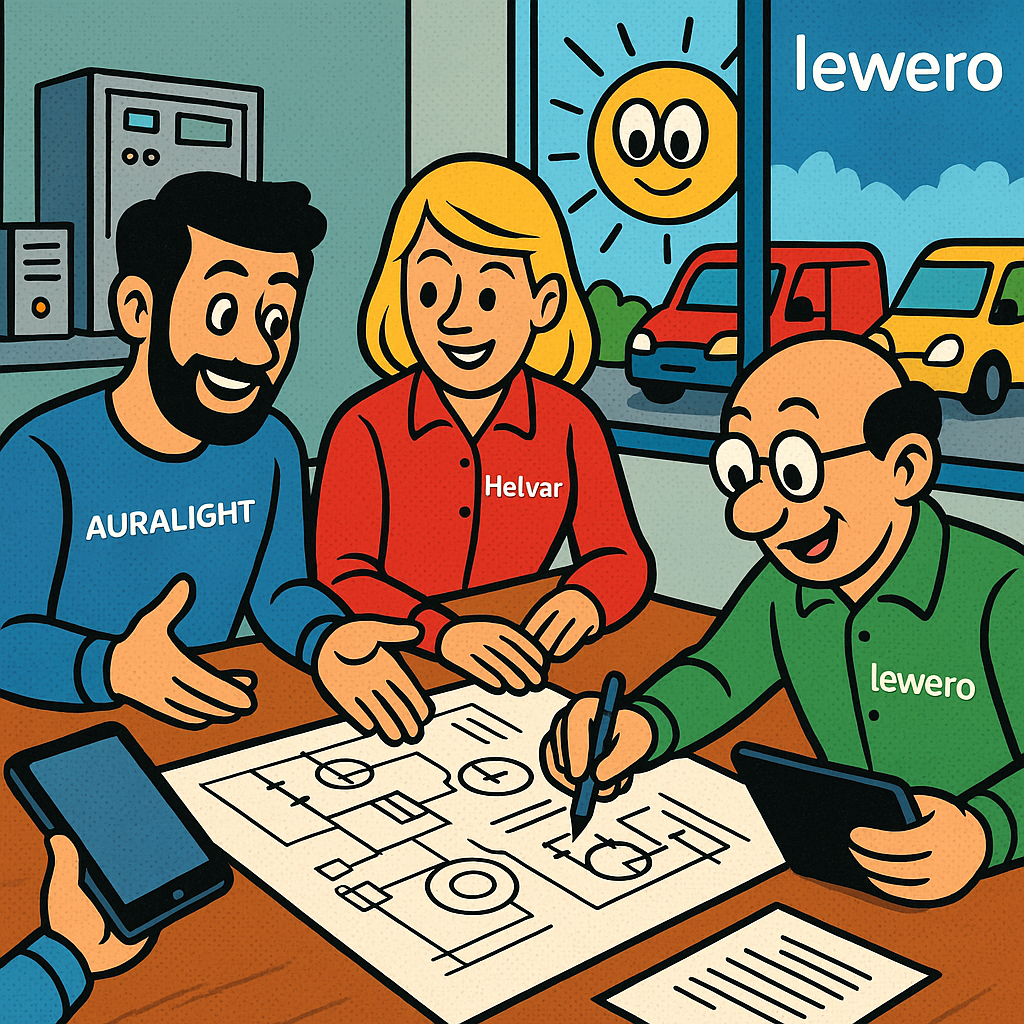 Visualisierung IoT Sensorik Lichtsystem