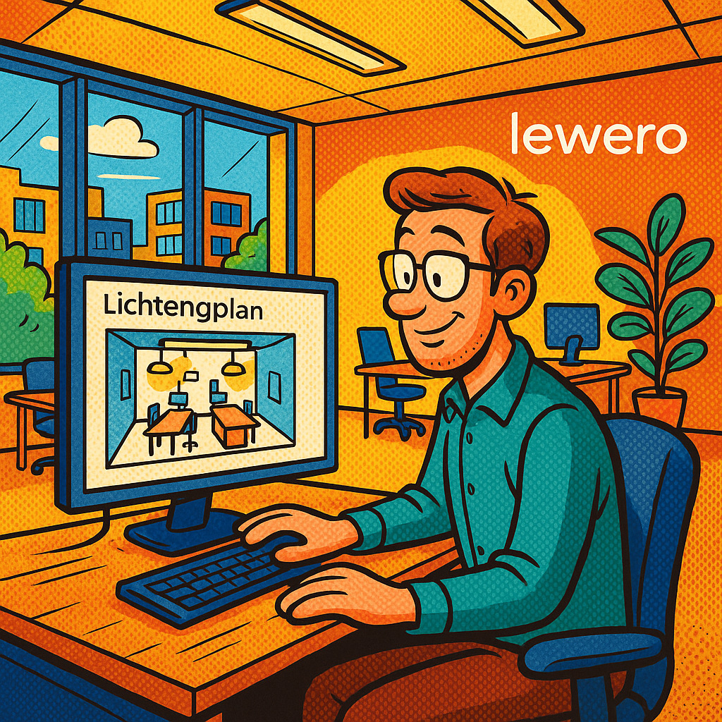 Digitales Lichtmanagement im modernen Büro