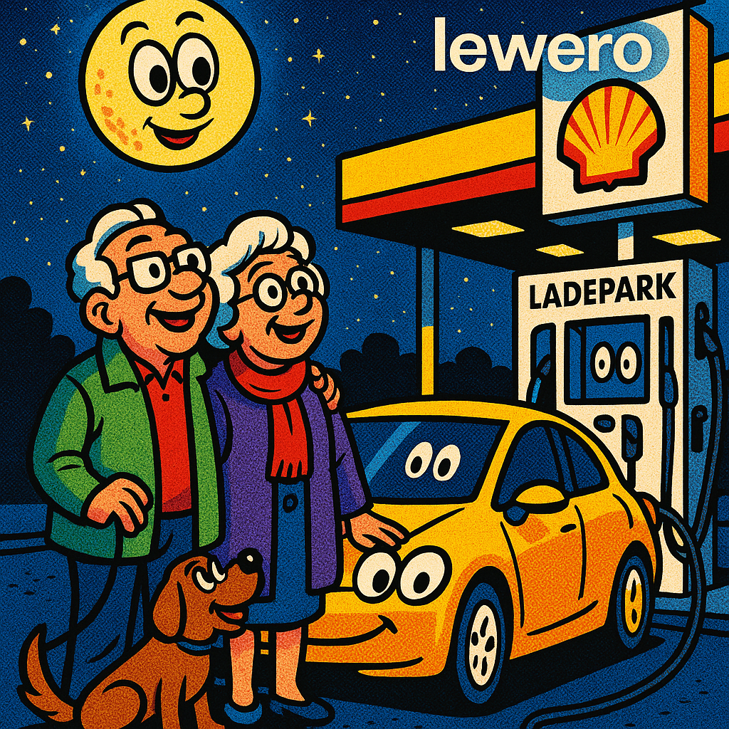 Laden an Shell Tankstelle im Saarland