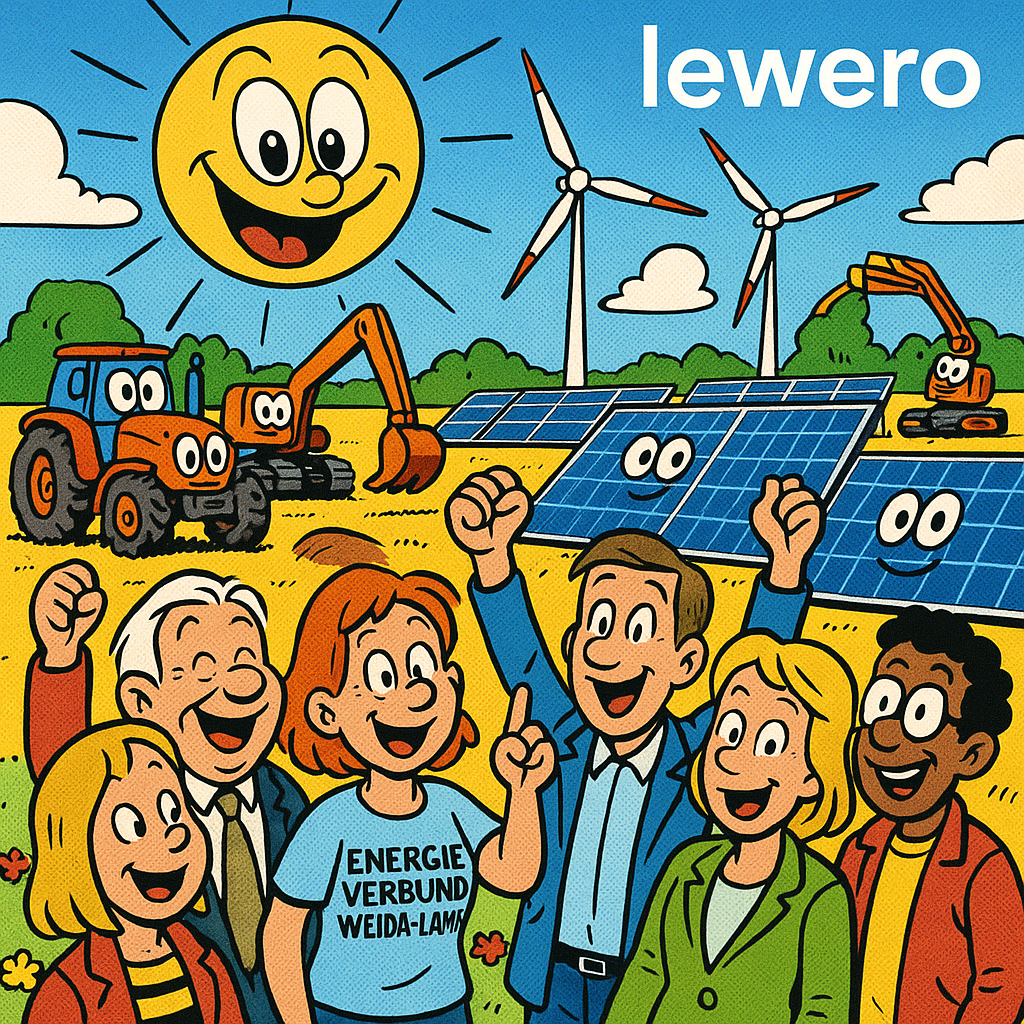 Gebäude und Technik des KI-Campus im Energieverbund Weida-Land