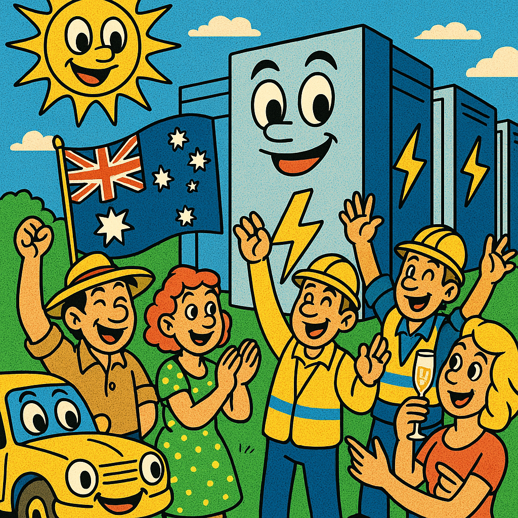 Batterieanlage Innenansicht