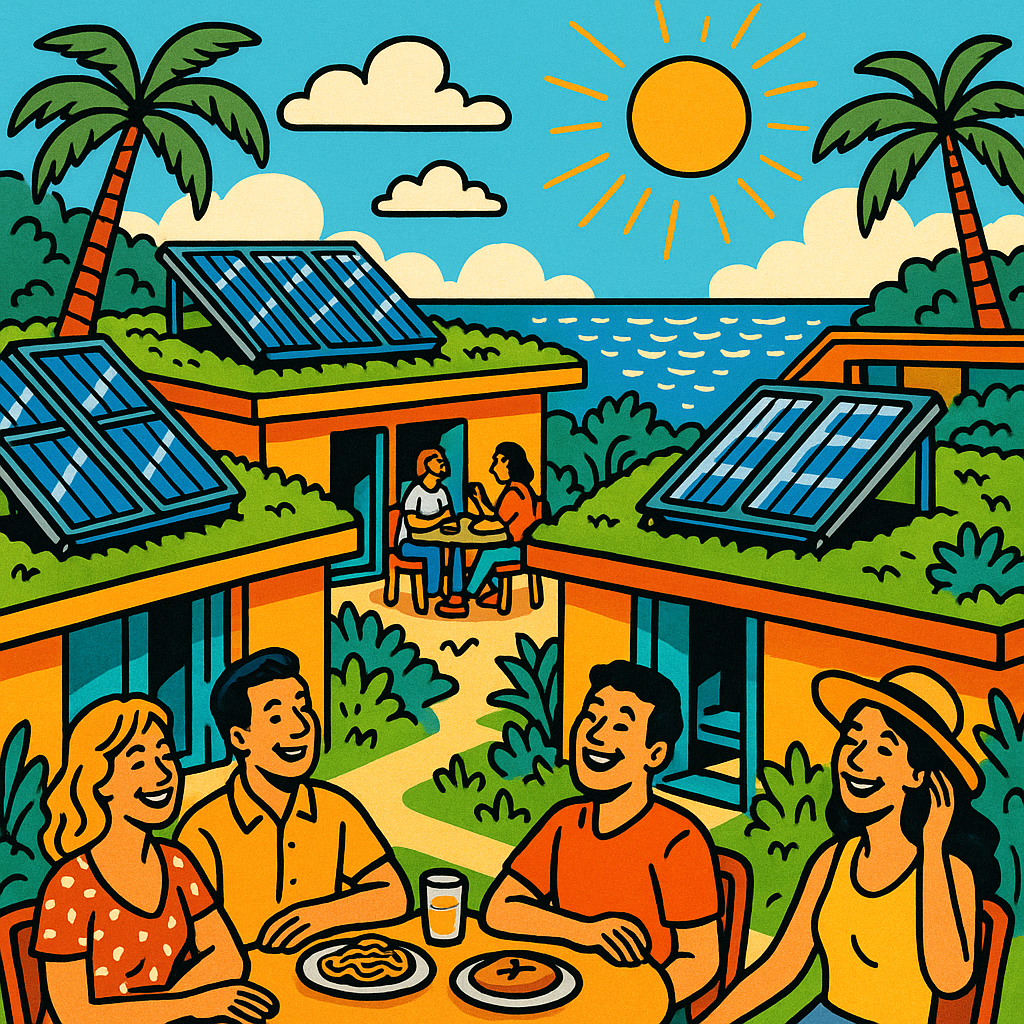 Energiesparende Beleuchtung und Ressourcenmanagement im Camping Village