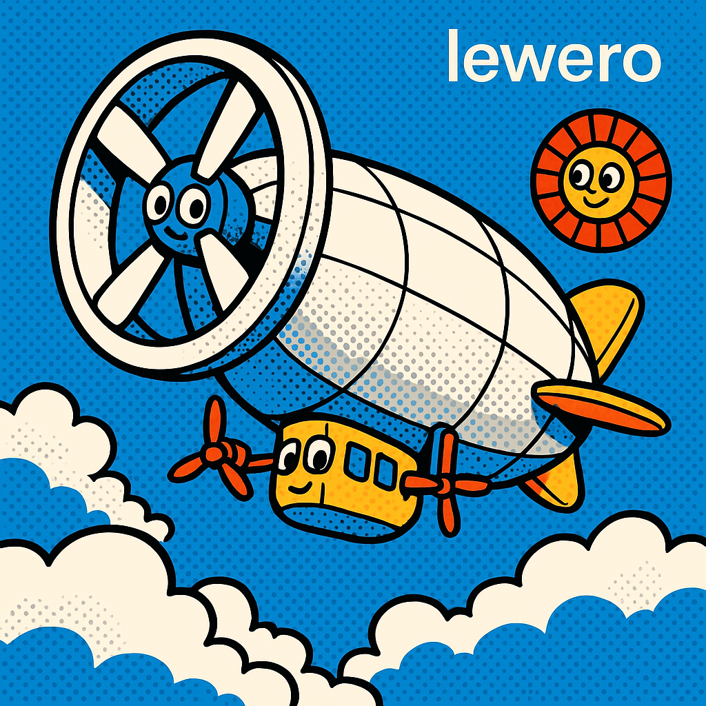 Schema der Technik der fliegenden Windturbine S1500