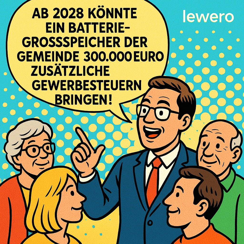 Speicherblöcke und Stromnetz