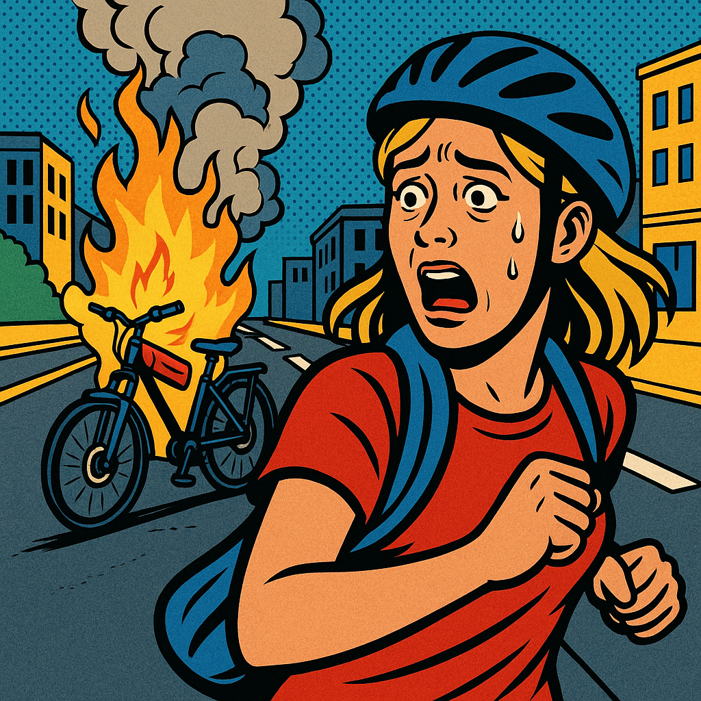 Detailaufnahme einer defekten 18650-Zelle mit sichtbarem Anodenüberhang