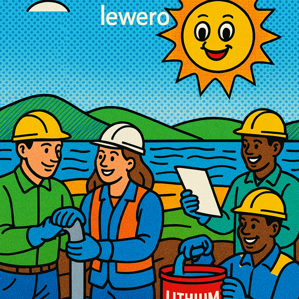 Lithiumausbeute und nachhaltige Produktion für Batterien