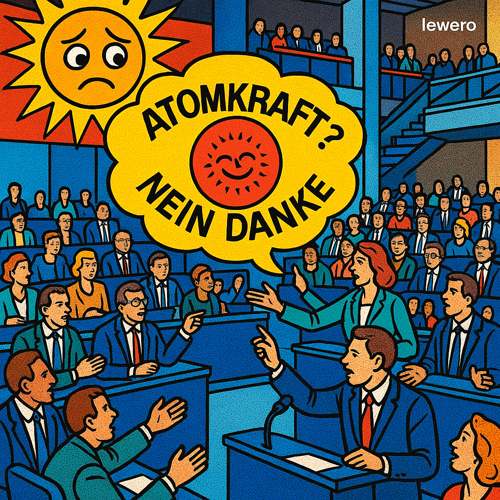 Strommix und Emissionen nach Atomausstieg