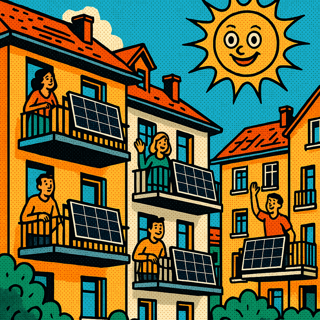 Balkonkraftwerk Wechselrichter Detail