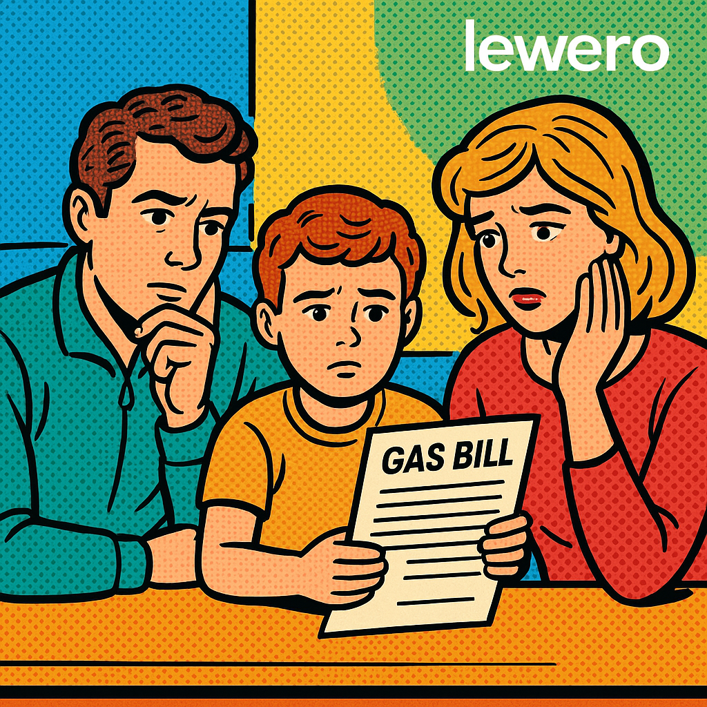 Gaskunde überprüft Vertrag